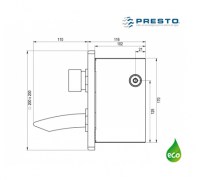 PRESTO ARTE-CM LAVABO A PARED